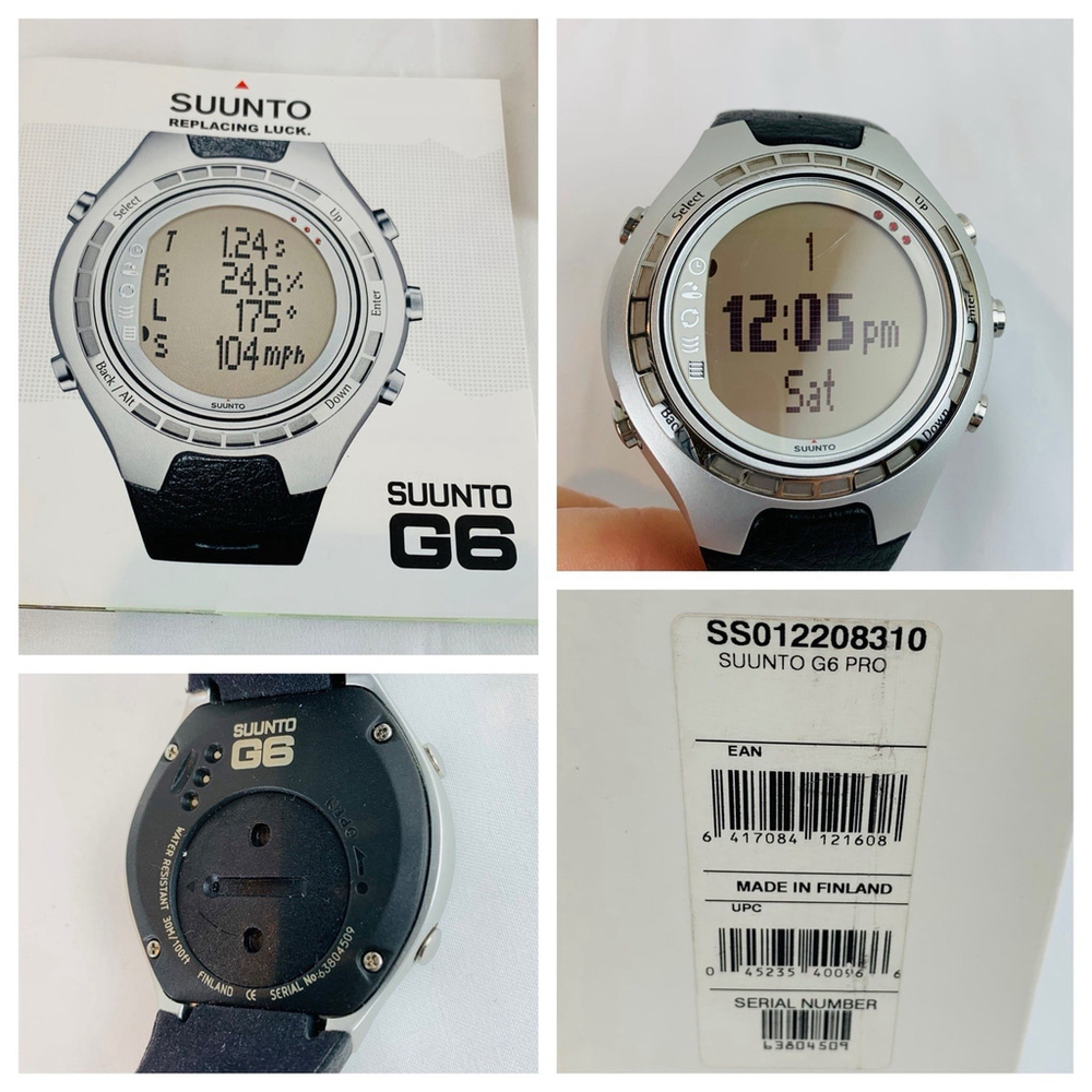 SUUNTO G6 PRO Golf Digital Watch Tracker Stats Keeper Finland SS012208310